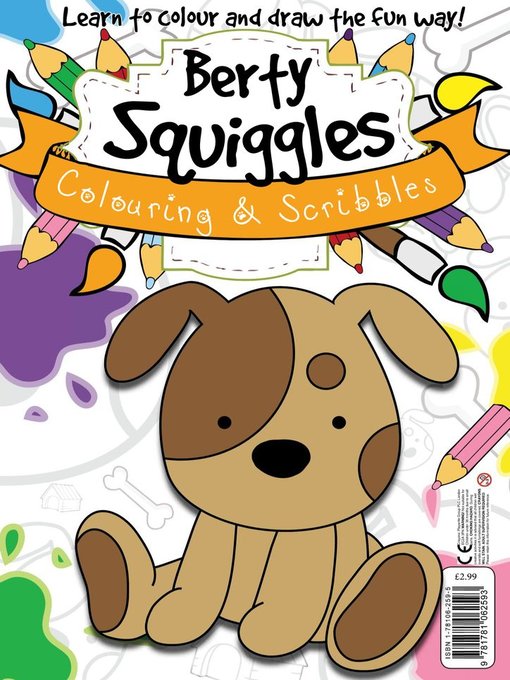 Berty squiggles colouring & scribbles cover image