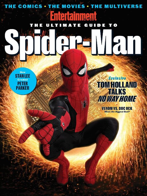 Book cover of Ew the ultimate guide to spiderman.