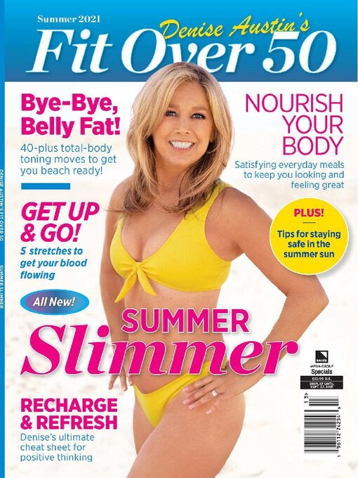 Denise austin's fit over 50 summer slimmer cover image