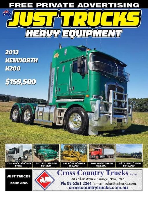 Just trucks & heavy equipment cover image