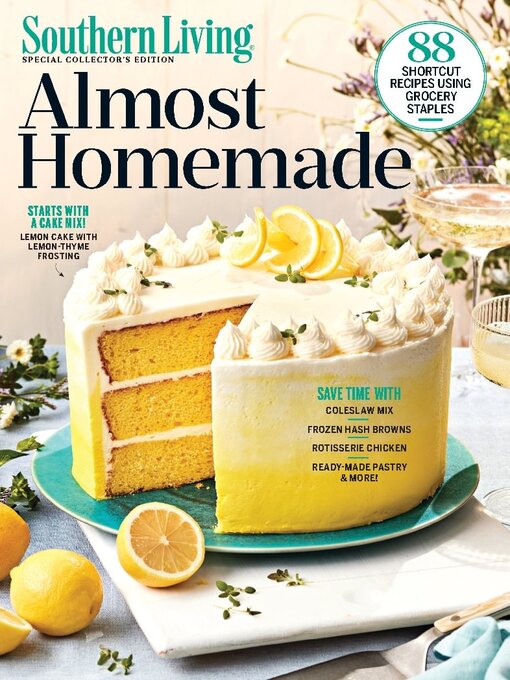 Cover Image of Southern living almost homemade