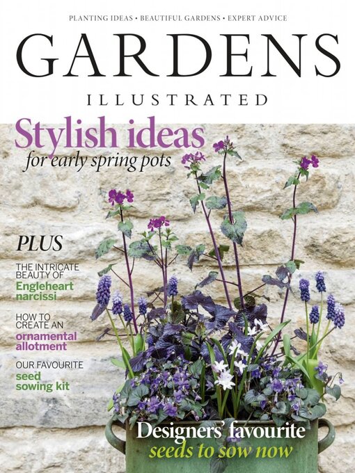Gardens illustrated magazine cover image