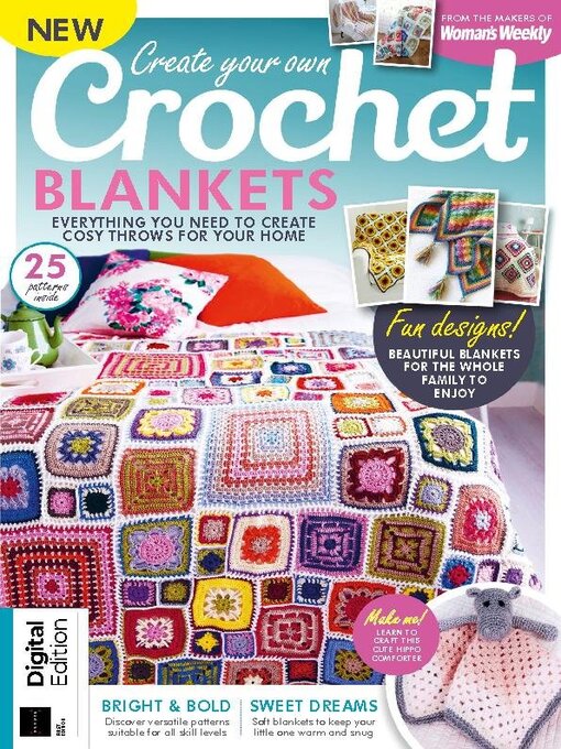 Create your own crochet blankets cover image