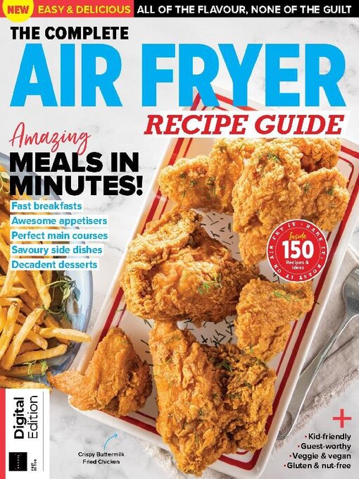 Complete air fryer recipe guide cover image