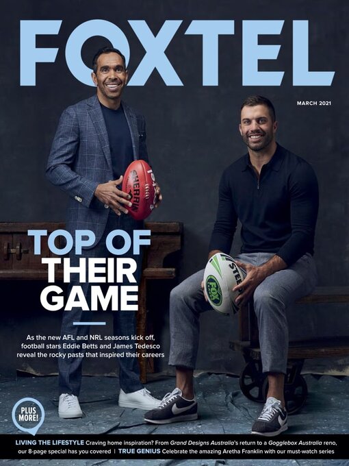 Foxtel magazine cover image
