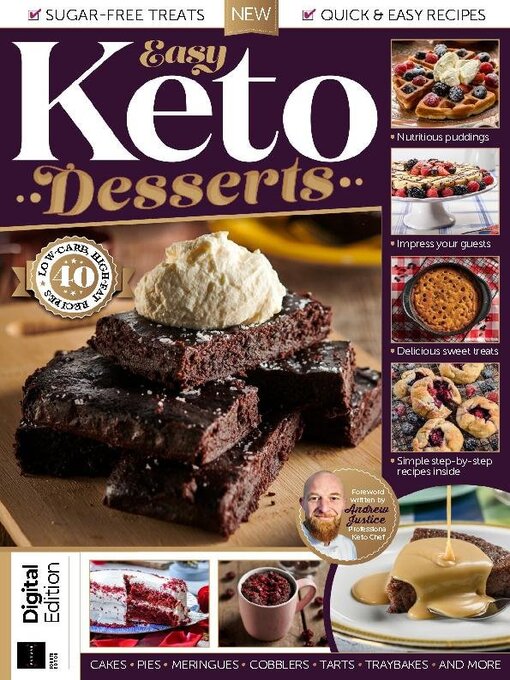 Easy keto desserts cover image