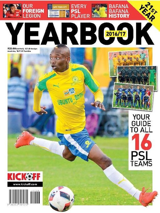 Kick off psl yearbook cover image
