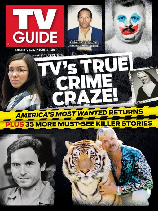 Tv guide magazine cover image