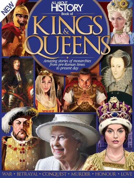 All about history book of kings & queens cover image