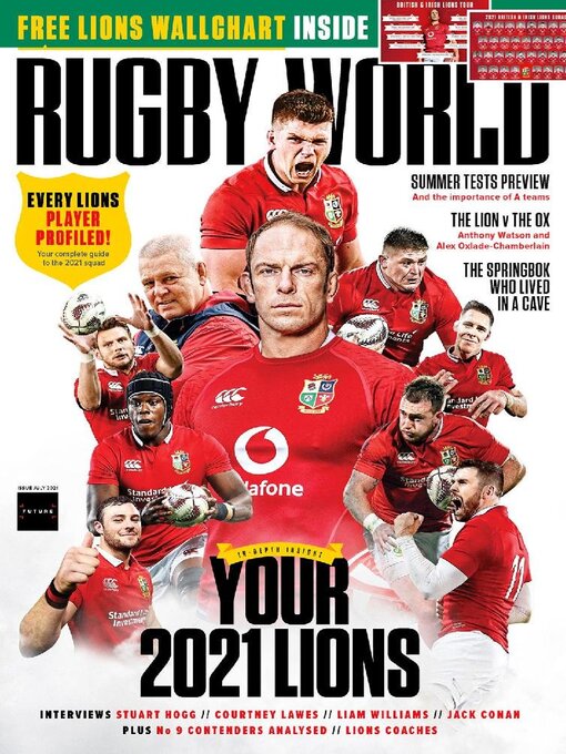 British & Irish Lions Squad 2021 - Rugby World magazine