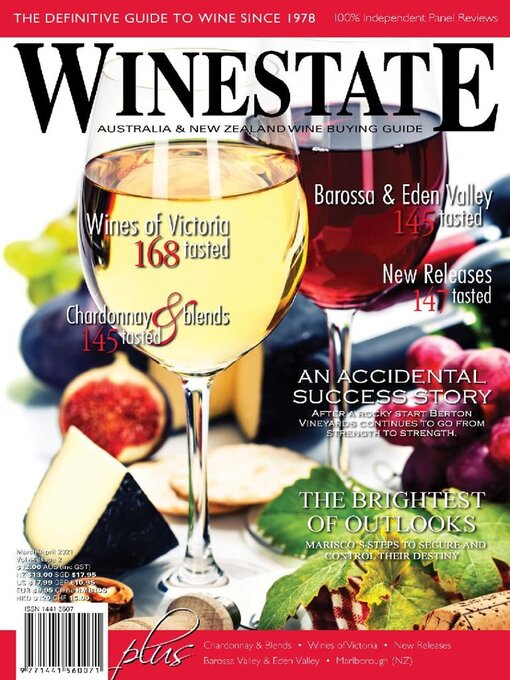 Winestate magazine cover image