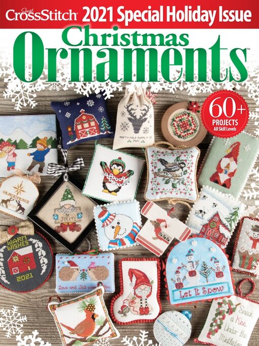 Just Cross Stitch Magazine Christmas Ornaments 2020
