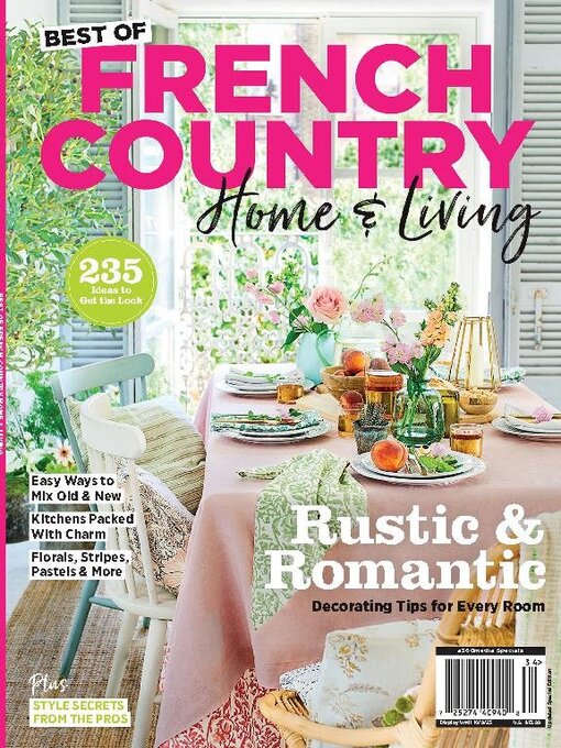 French country home & living: rustic & romantic cover image