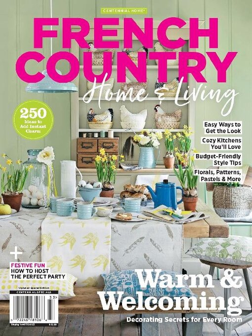 French country home & living: warm & welcoming cover image