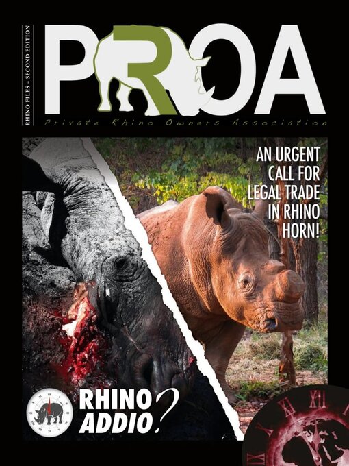 Private rhino owners association (proa) ́ђأ rhino addio? cover image
