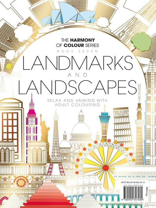 Colouring book: landmarks and landscapes cover image
