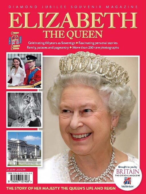 Elizabeth the queen: diamond jubilee souvenir cover image
