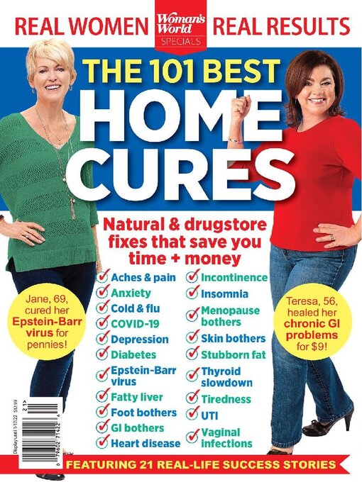 Book cover of The 101 best home cures.