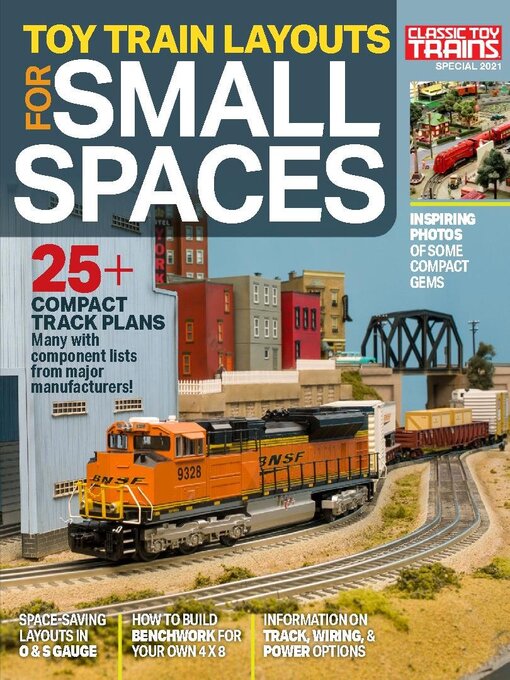 Toy train layouts for small spaces cover image