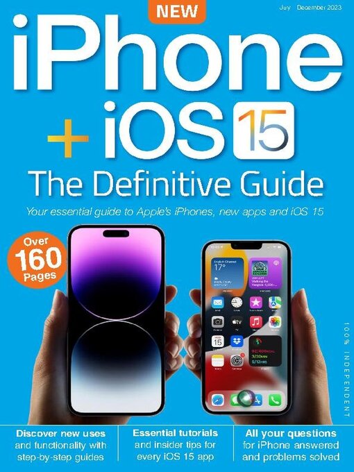 iphone + ios 15 the definitive guide cover image