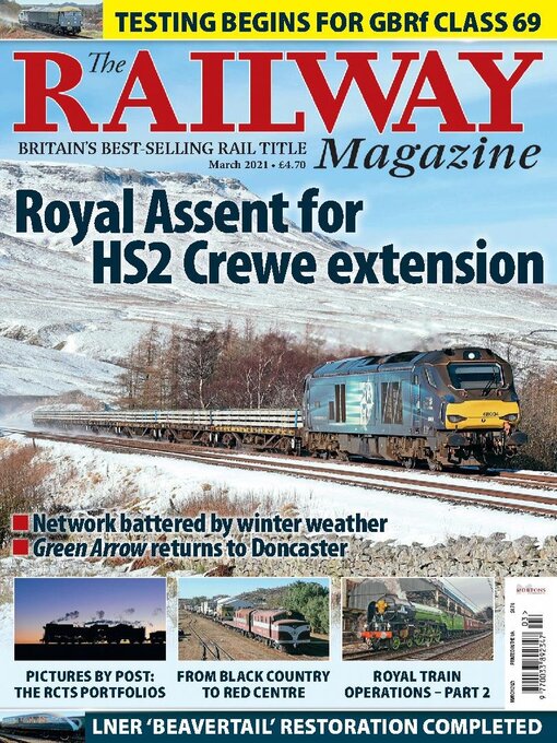The railway magazine cover image