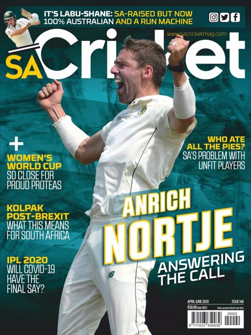 Sa cricket cover image