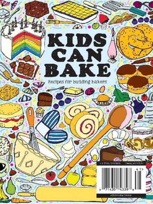 Kids can bake - recipes for budding bakers cover image