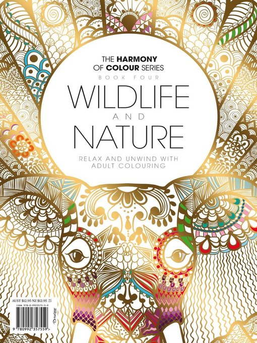 Colouring book: wildlife and nature cover image