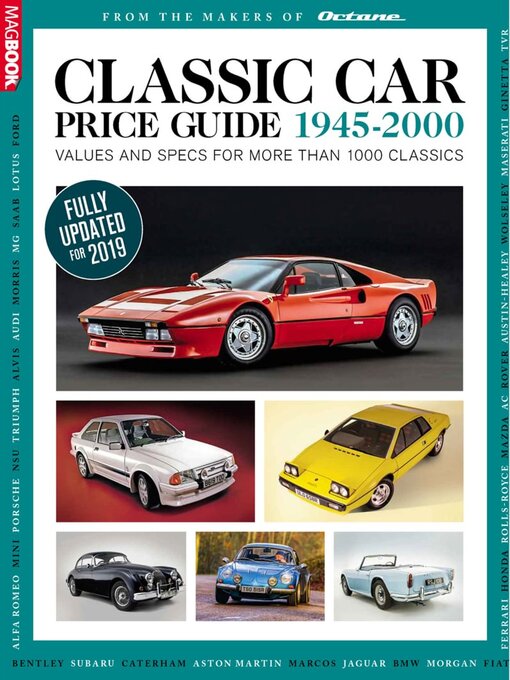 Classic car price guide cover image
