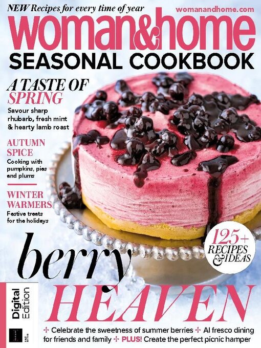 Woman&home seasonal cookbook cover image
