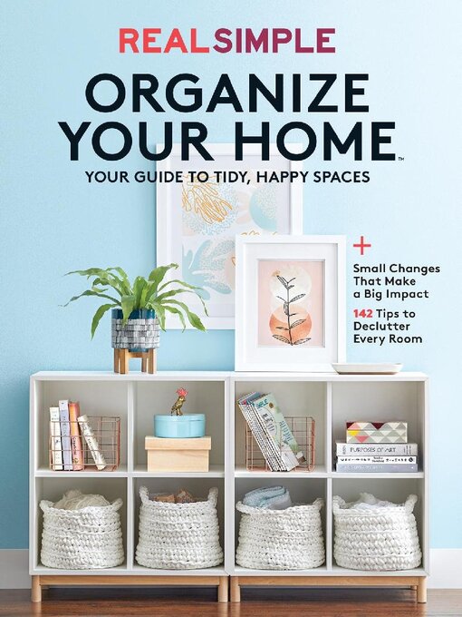 Real simple organize your home cover image