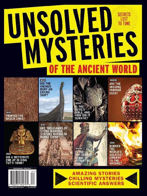 Unsolved mysteries of the ancient world cover image