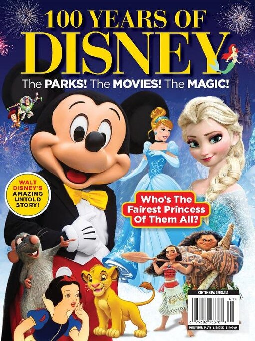 100 years of disney - the parks! the movies! the magic! cover image