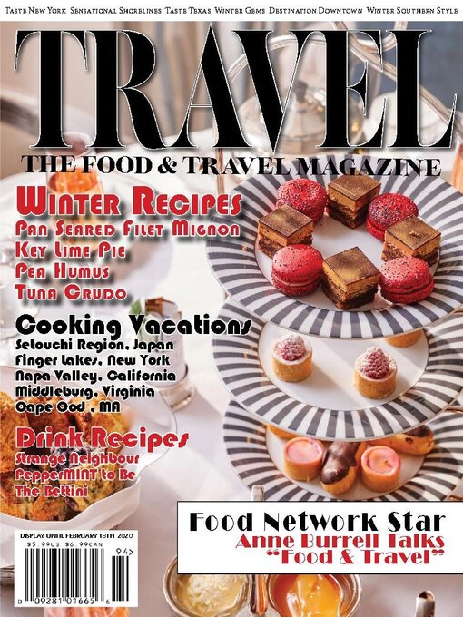 Food & travel magazine cover image