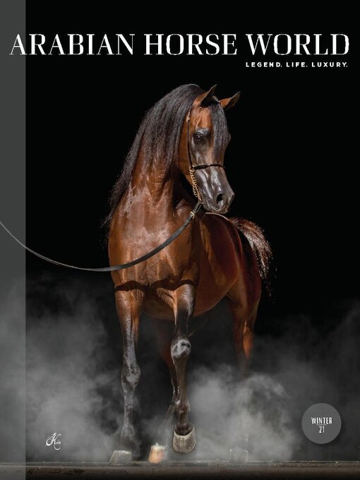 Arabian horse world cover image