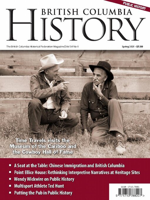 British columbia history cover image