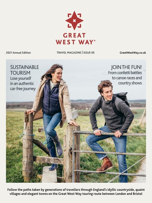 Great west way℗ʼ travel magazine cover image