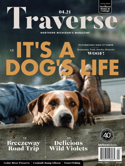 Traverse, northern michigan's magazine cover image