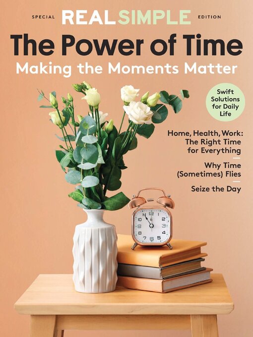 Cover Image of Real simple the power of time