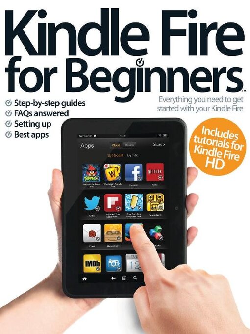 Kindle fire for beginners cover image