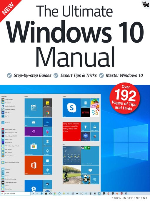 The ultimate windows 10 manual cover image