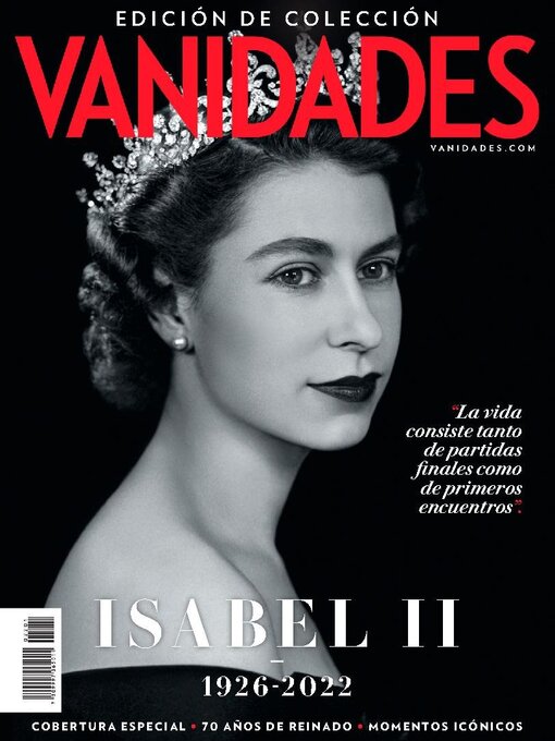 Reina Isabel II especial vanidades