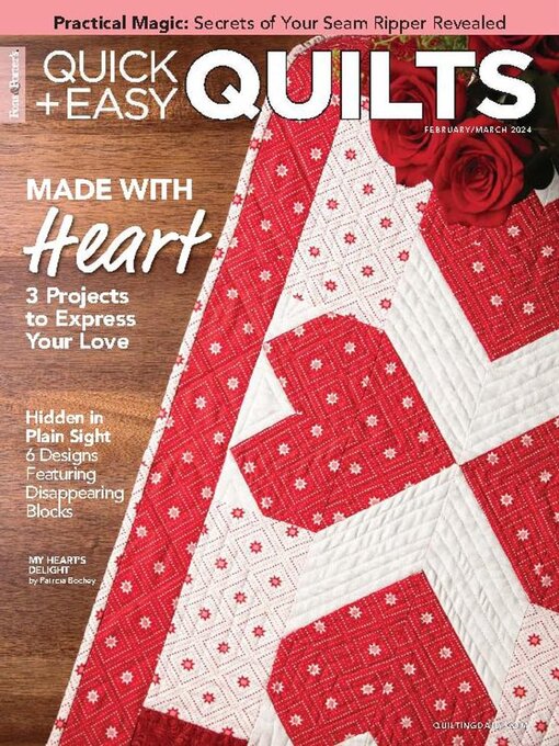 Quick+easy quilts cover image