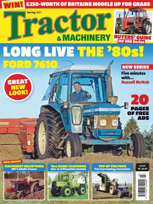 Tractor & machinery cover image