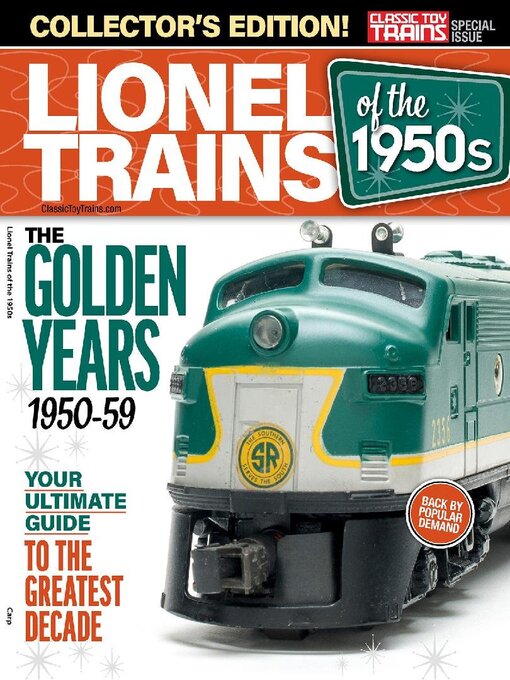 Lionel trains of the 1950's cover image