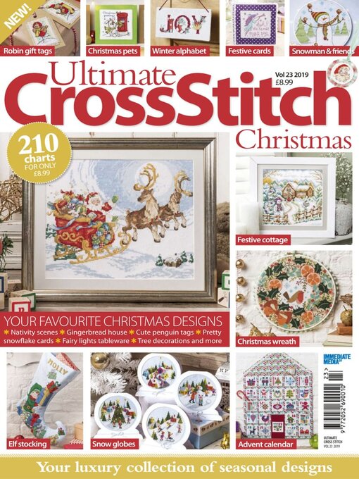 Ultimate cross stitch christmas cover image