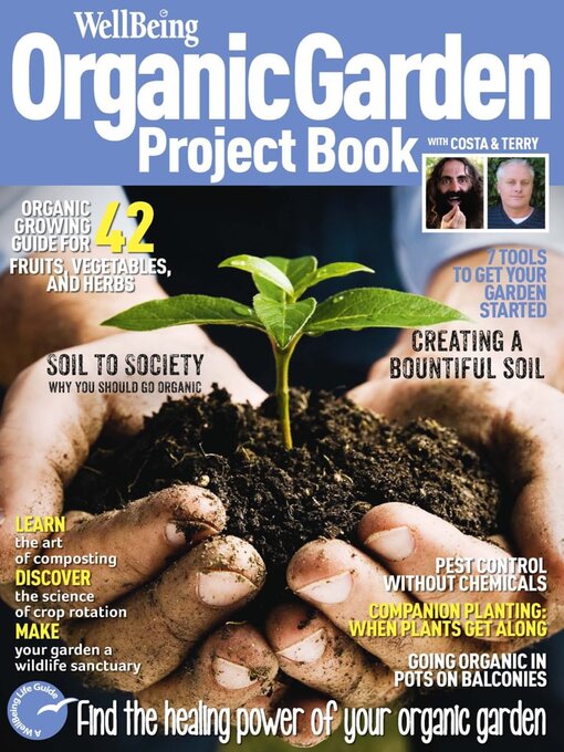 Wellbeing organic garden project book cover image