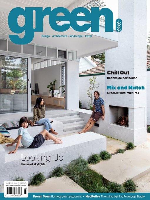Green magazine cover image