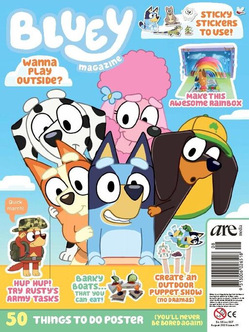Bluey magazine cover image