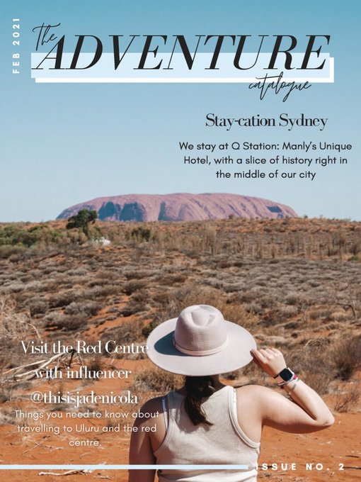 The adventure catalogue cover image